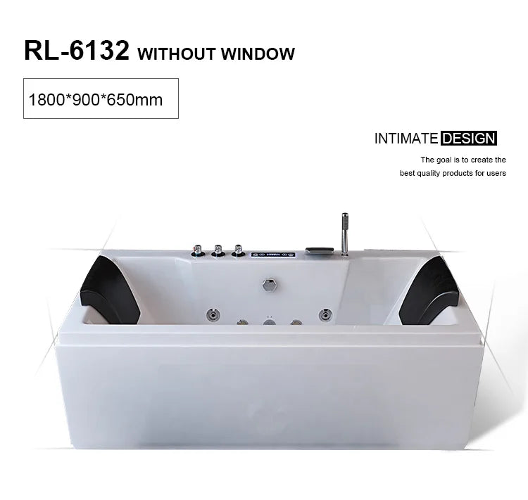 【Pre-sale】-White Acrylic Whirlpool Hot Tub Bathtub Shower Spas