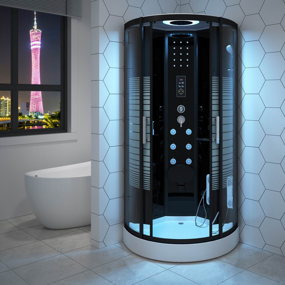 【Pre-sale】-Shower Rooms Massage Function Walk in Steam Shower Stall