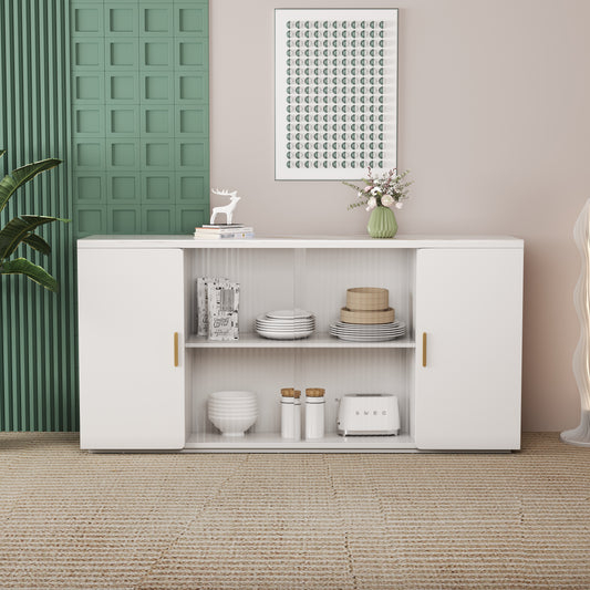 Elegant Wooden Side Cabinets with Glass Doors for Dust-Free Storage & Display: Modern Lockers Perfect for Living, Dining Rooms & Beyond