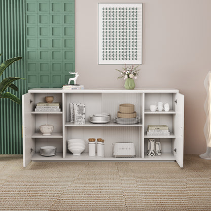 Elegant Wooden Side Cabinets with Glass Doors for Dust-Free Storage & Display: Modern Lockers Perfect for Living, Dining Rooms & Beyond