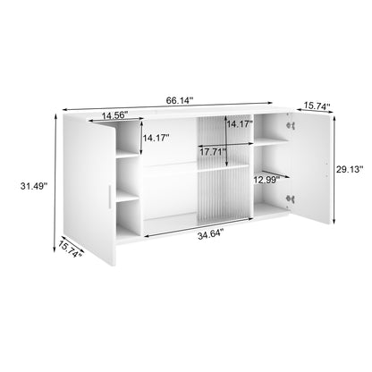 Elegant Wooden Side Cabinets with Glass Doors for Dust-Free Storage & Display: Modern Lockers Perfect for Living, Dining Rooms & Beyond