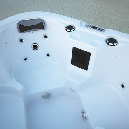 【Pre-sale】-Family Hot Tub 4 Person Outdoor Spa Whirlpool Massage Hot Spa