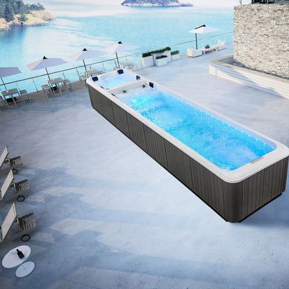 【Pre-sale】-Swimming Outdoor Pool 10m Acrylic Waterproof System  Massage Spa Pool