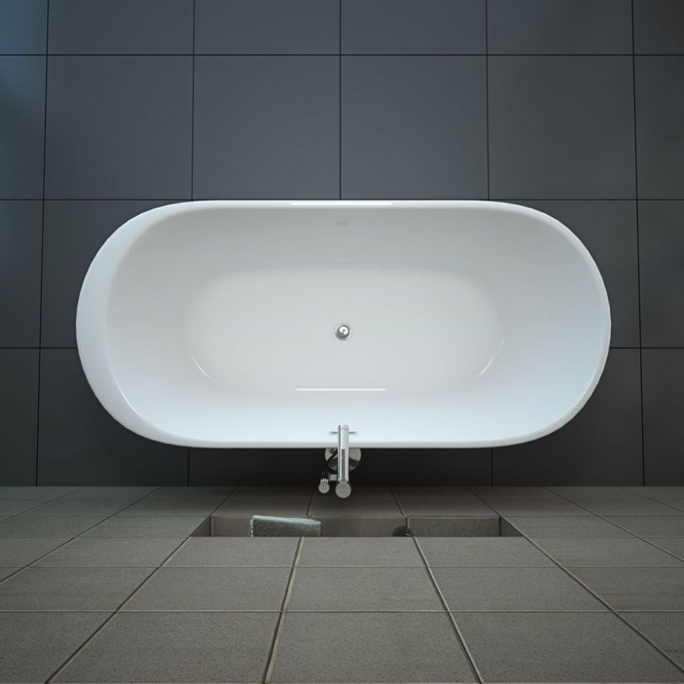 【Pre-sale】-Modern Design Interior Freestanding Alone Acrylic Bathtub Bathroom Soaking Bath Tubs