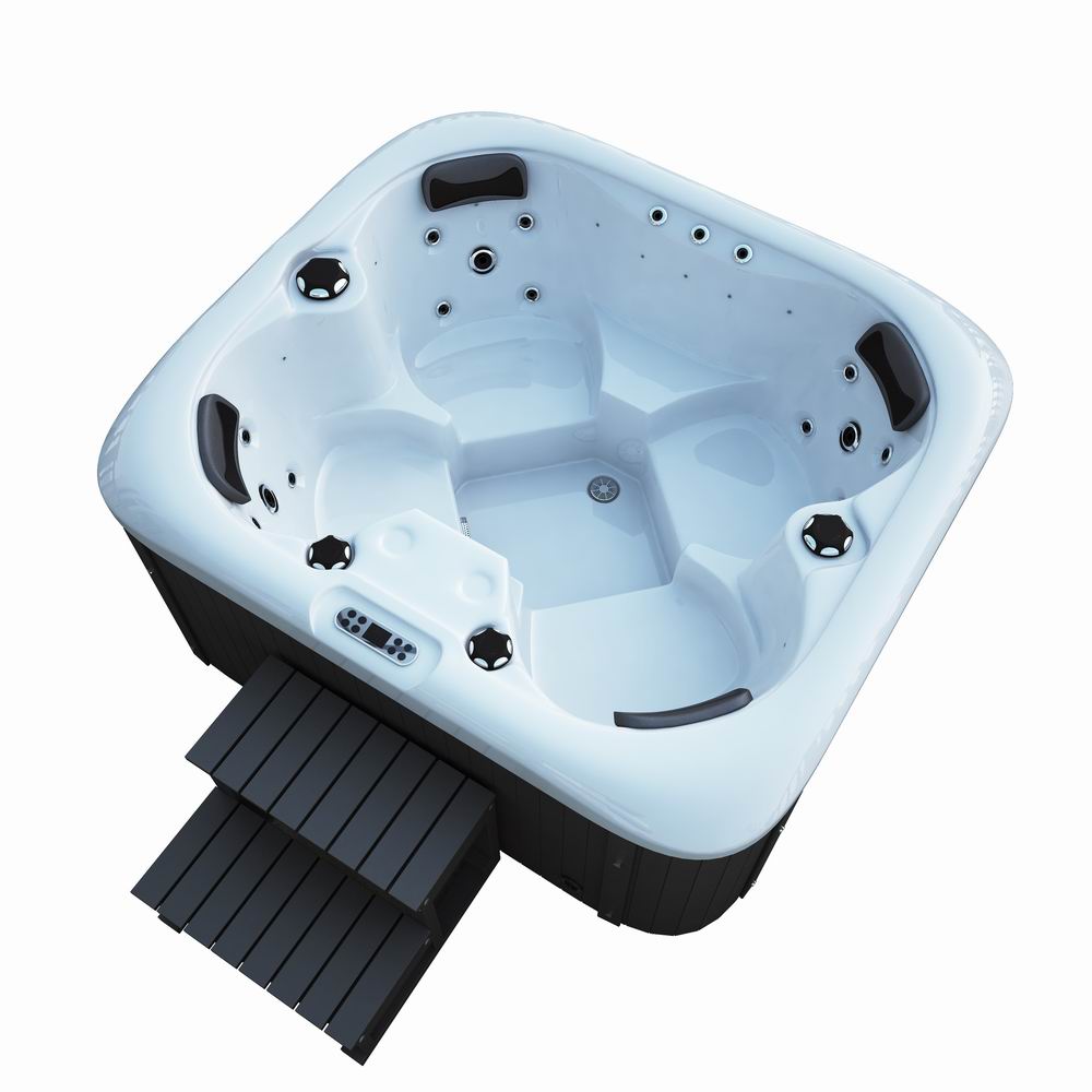 【Pre-sale】-Family Hot Tub 4 Person Outdoor Spa Whirlpool Massage Hot Spa