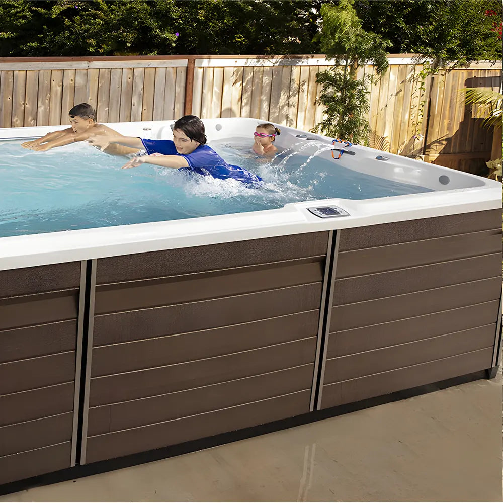 【Pre-sale】-Swimming Pools Outdoor Jacuzzi Spa Waterfall Swim In Big Acrylic