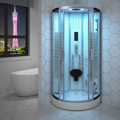 【Pre-sale】-Shower Rooms Massage Function Walk in Steam Shower Stall