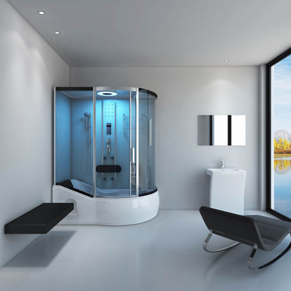 【Pre-sale】-Pod Set PVC Glass Frame Style Shower Room Comfortable Temperature