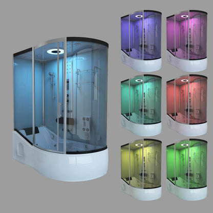 【Pre-sale】-Pod Set PVC Glass Frame Style Shower Room Comfortable Temperature