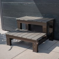 Outdoor bathtub stool